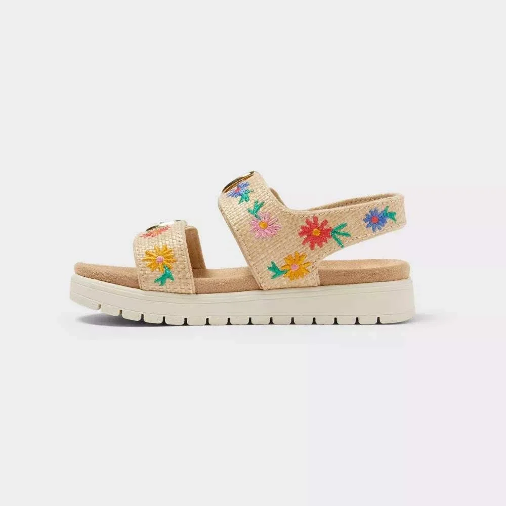 Toddler Girl Sequerah Sandals by Cat & Jack Multicolor Size 6 New With Tags